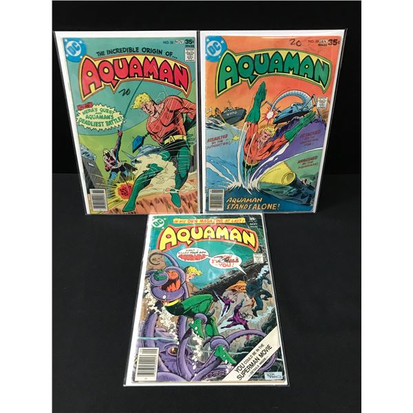 LOT OF 3 AQUAMAN COMICS #57-59 - DC COMICS