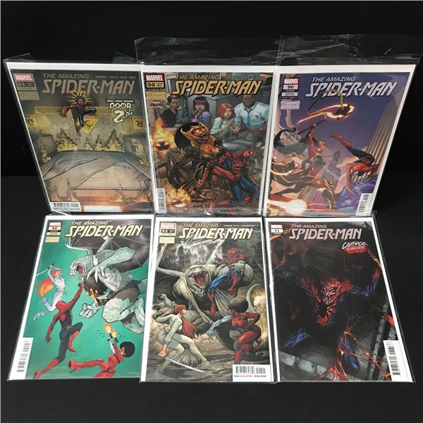 LOT OF 6 THE AMAZING SPIDERMAN COMICS - MARVEL COMICS