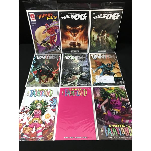 LOT OF 9 X #1 COMICS - VARIOUS TITLES AND PUBLISHERS