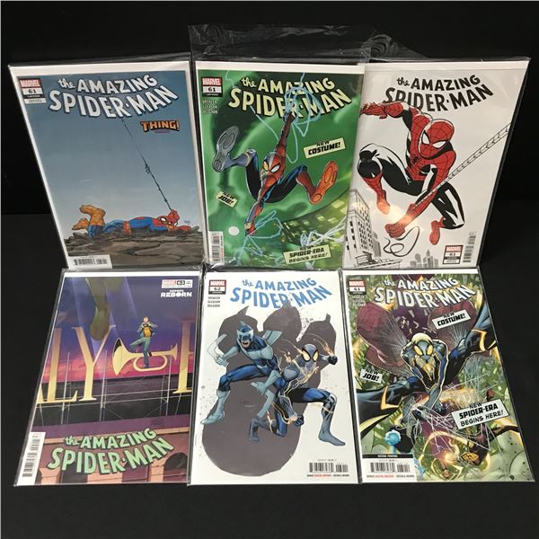 LOT OF 6 THE AMAZING SPIDERMAN COMICS - MARVEL COMICS