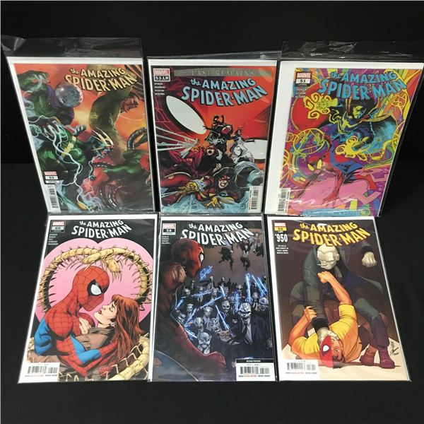 LOT OF 6 THE AMAZING SPIDERMAN COMICS - MARVEL COMICS