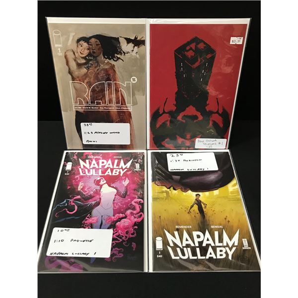 LOT OF 4 #1 VARIANT COMICS - VARIOUS TITLES AND PUBLISHERS