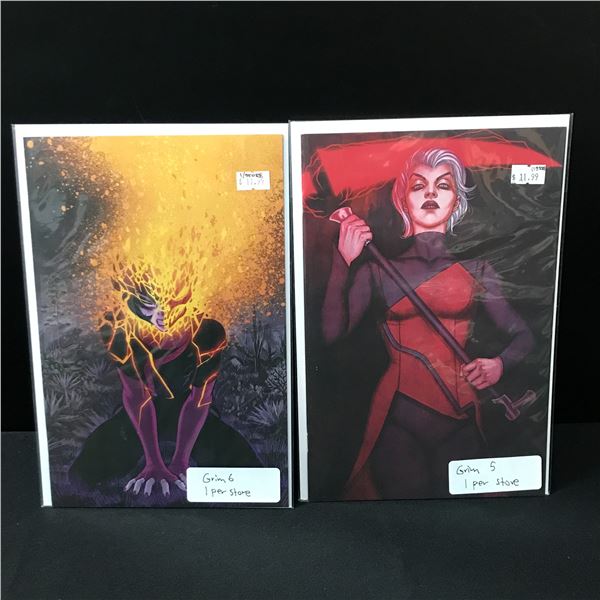 LOT OF 2 GRIM COMICS #5-6 LIMITED TO 1 PER STORE