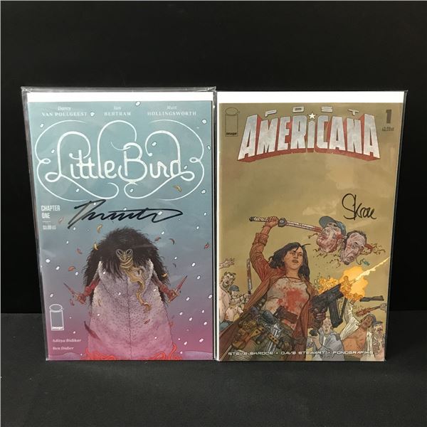 LOT OF 2 X #1 COMICS - LITTLE BIRD CHAPTER ONE AND AMERICANA - IMAGE