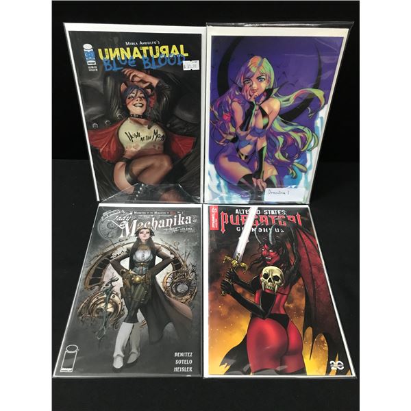 LOT OF 4 COMICS - VARIOUS TITLES AND PUBLISHERS