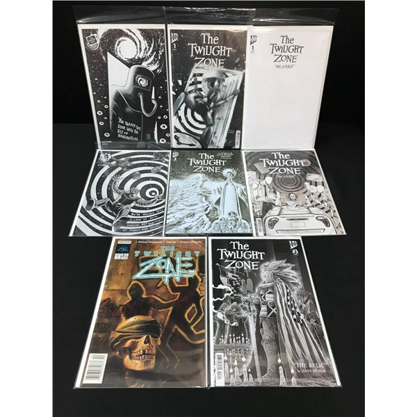 LOT OF 8 TWILIGHT ZONE COMICS INCUDING #1