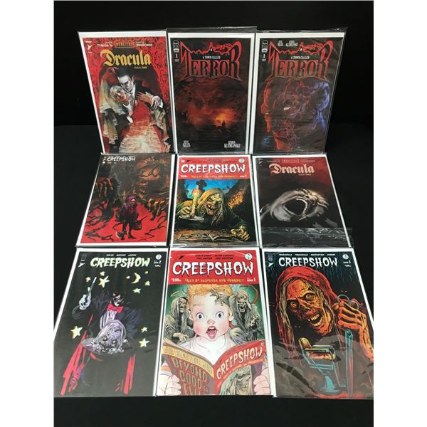 LOT OF 9 HORROR COMICS - VARIOUS TITLES AND PUBLISHERS