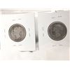 Image 2 : 1899 & 1900 Canada Silver 25 Cent Coins