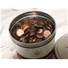 Image 2 : Tobacco Can Full of 1 Cent Coins