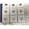 Image 4 : (17) UNC 10 Cent Coins.  Colour, Proof, UNC etc.