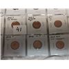 Image 6 : Large and small Canadian 1 cent coins, pull sheet