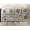 Image 1 : Eight special edition Canadian 1 dollar coins
