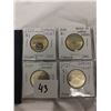 Image 2 : Eight special edition Canadian 1 dollar coins