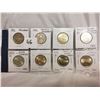 Image 1 : Eight special edition Canadian 1 dollar coins