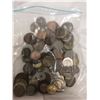 Image 2 : Bag of foreign coins around 100