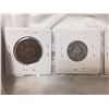 Image 5 : 3 silver foreign coins and 1800's Japan copper coin
