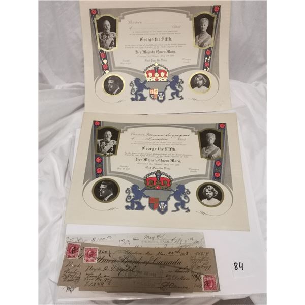 (2) Royalty School Awards, Cancel Cheques