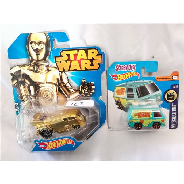 Scooby-Doo & Star Wars Hot Wheels Cars
