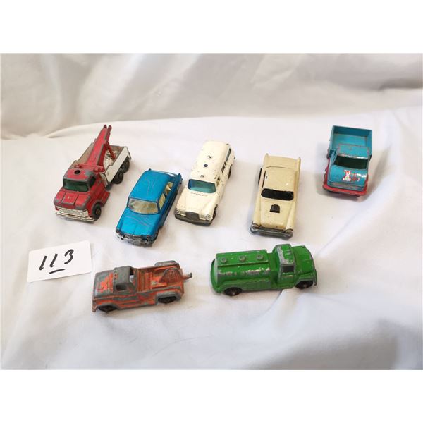 (7) Old Toy Cars.  Inc. Matchbox, Hot Wheel, etc.