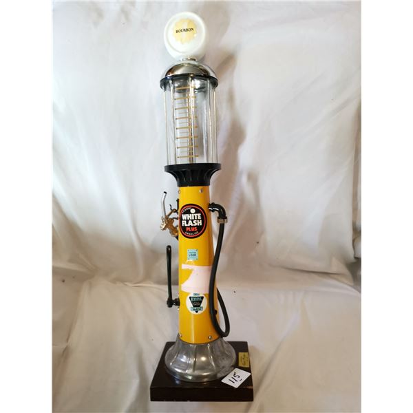 Gas Pump White Flash Liquor Dispenser
