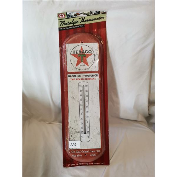 Texaco Gas and Oil Thermometer