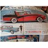Image 5 : (5) 1950’s Large Size Original Car Ads