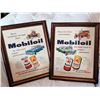 Image 1 : Two Mobil Oil Framed Original Ads