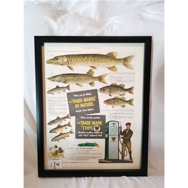Ethyl Original Framed Ad