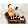 Image 2 : Cast Iron Speaking Dog Mechanical Piggy Bank - as-is