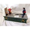 Image 1 : Cast Iron Hockey Mechanical Piggy Bank - as-is