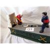 Image 3 : Cast Iron Hockey Mechanical Piggy Bank - as-is