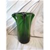 Image 3 : Blown Glass Designer Vase, 11.5” Tall