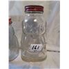 Image 3 : Nutty Club & Brother Pig Shaped Glass Piggy Bank Jars