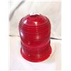 Image 5 : Old Red Glass Beacon Cover, Great Condition