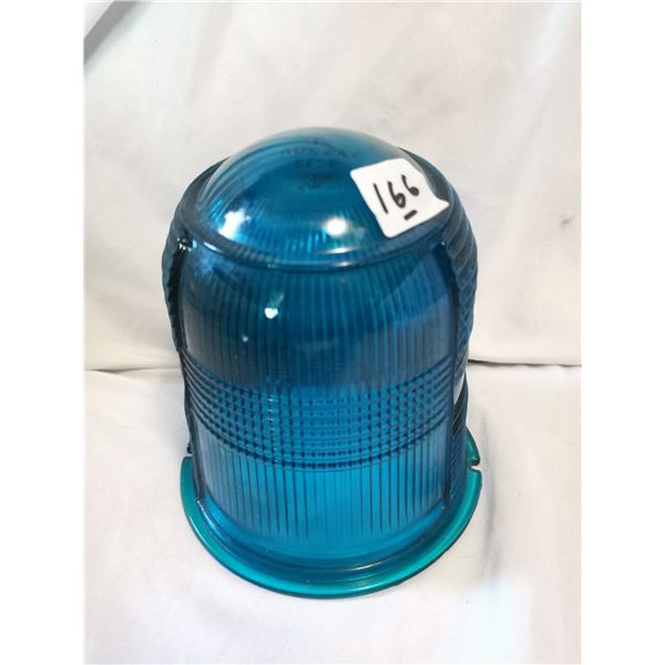 Old Blue Glass Beacon Cover, Great Condition