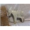 Image 3 : Stone Bookends, (2) Animal Stone Figurines