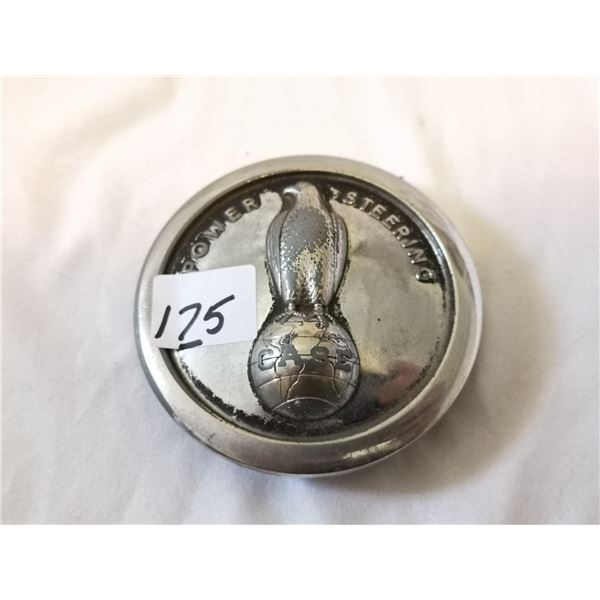 Case Power Steering Metal Emblem