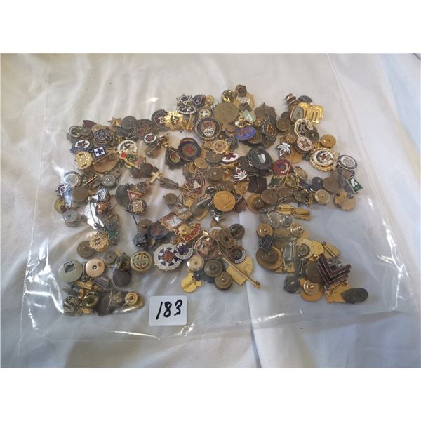 Huge Lot of Old Collectable Pins