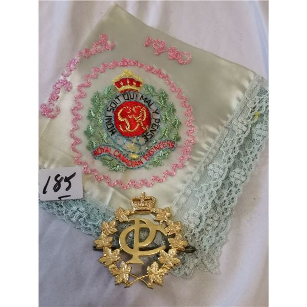 Military Sweetheart Stitched Logo, CP Badge