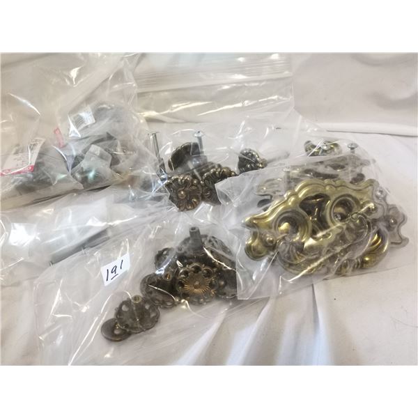 (4) Sets of Brass Handles & Knobs