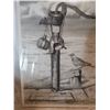 Image 2 : Bernie Brown Drawing – Bird & Water Pump. 15x21”