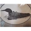 Image 2 : 8x10” Loon Scrimshaw Print, “Big Stone Lake” Print