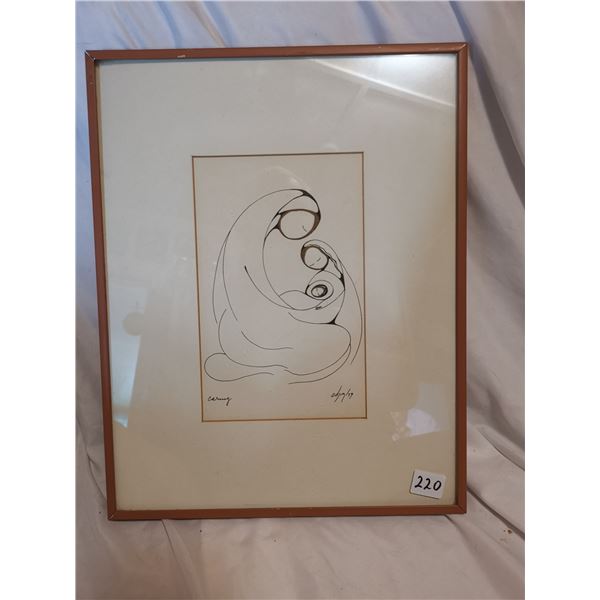 Daphne Odjig Indigenous Art Print, 14x11”