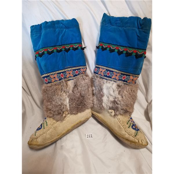 Old Beaded Mukluks