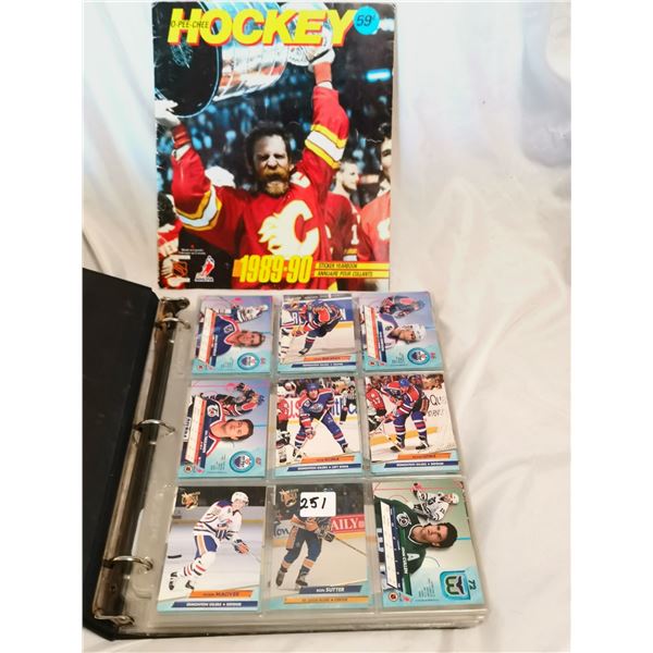 Binder w/ NHL Collector Cards
