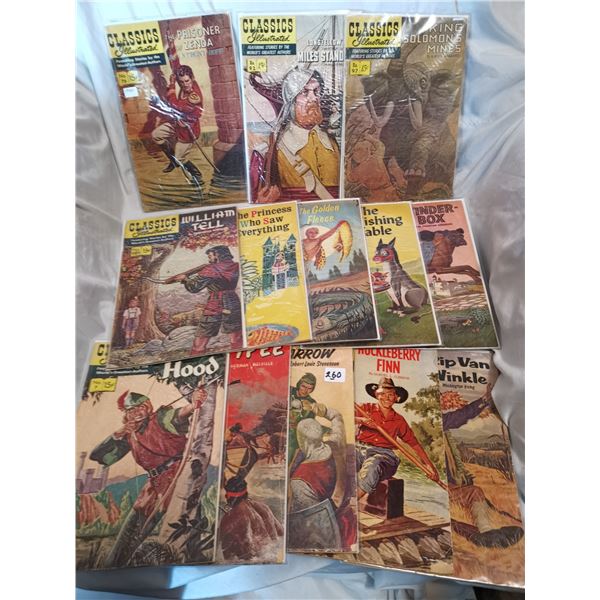 (13) 15 cent 1940’s Comics