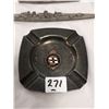 Image 2 : S.S. Orsova Ashtray, (2) Lead German Ships