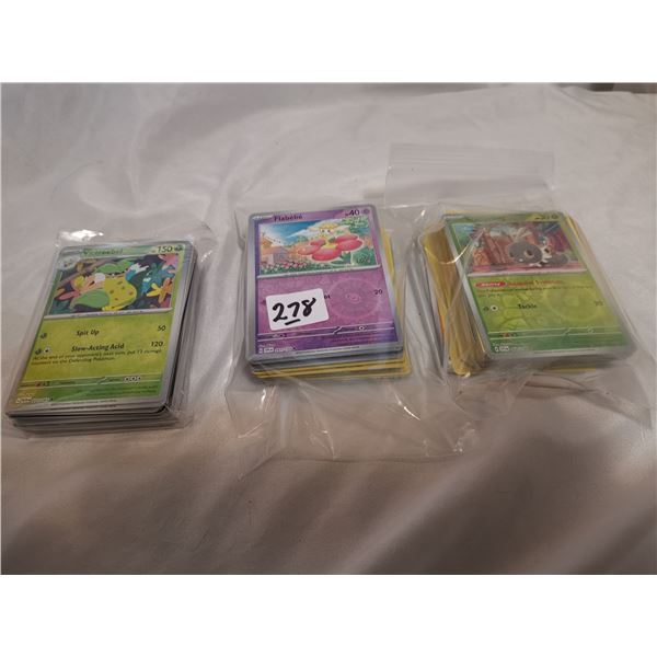 (3) Bundles of Pokemon Cards