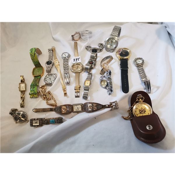 Large Lot of Watches, As Is