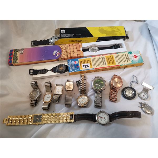 Large Lot of Watches, Mostly Men’s.  As is